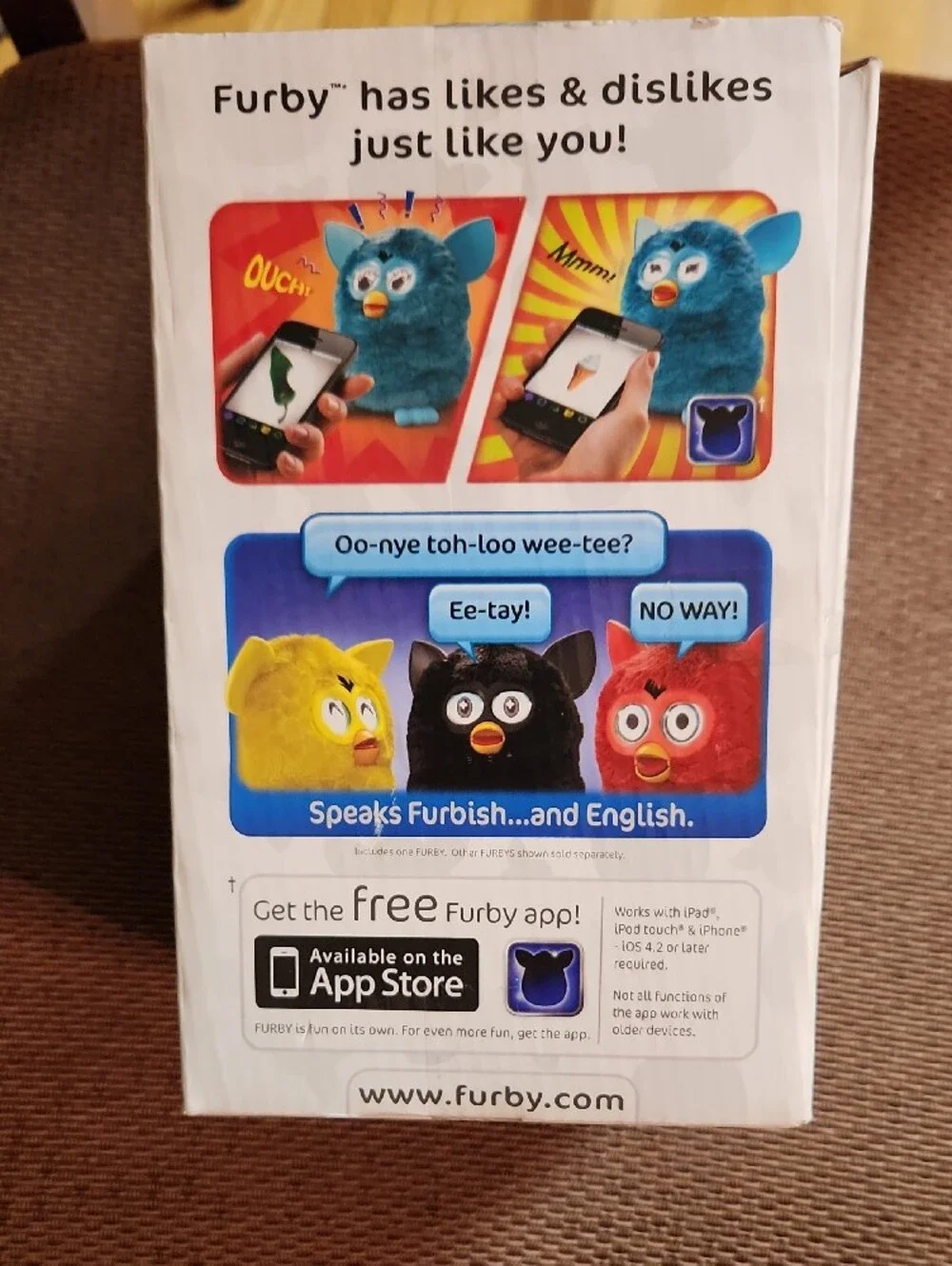 Furby Electronic Toy - Blue/Gray